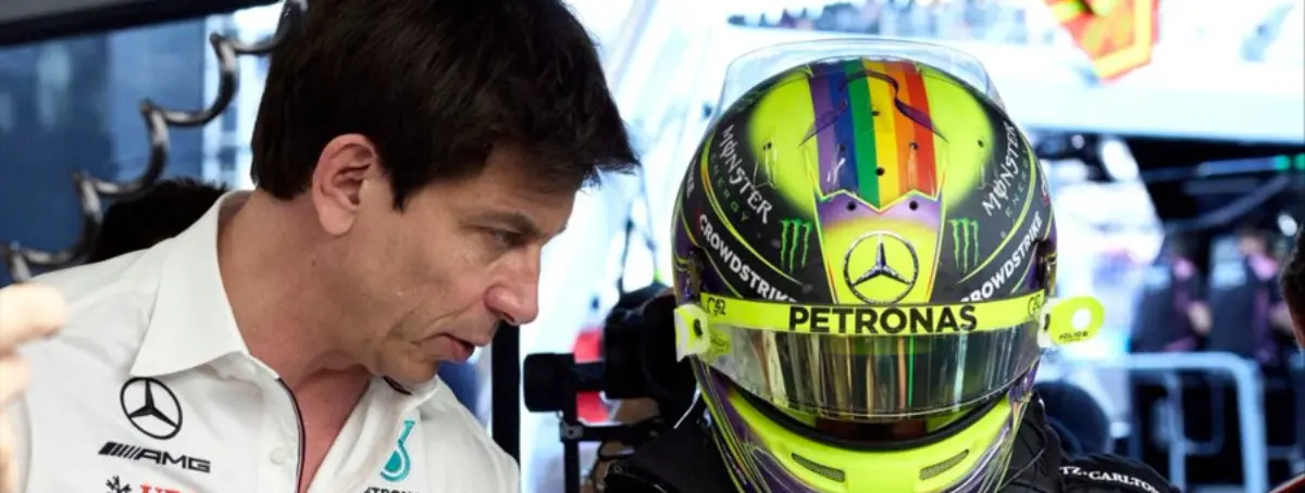 Repentino choque entre Hamilton y Wolff que augura un 2024 trágico en Mercedes y Verstappen sonríe