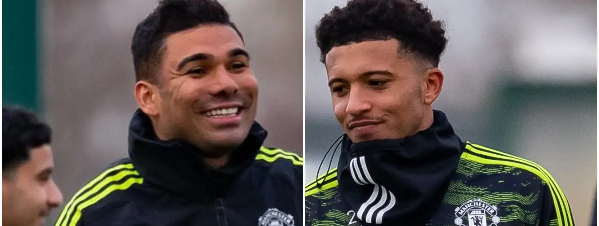 Jadon Sancho desata la guerra contra Ten Hag y Casemiro lo apoya: el mito del Bernabéu, a calentar