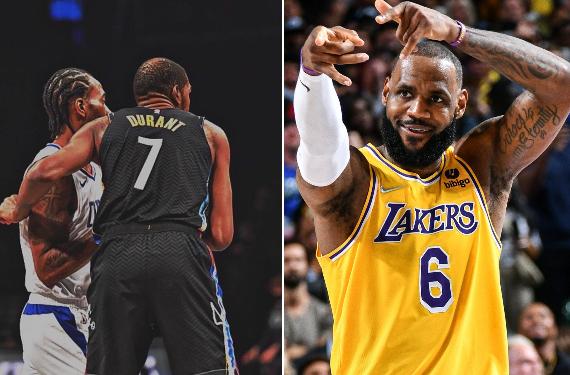 Kevin Durant, LeBron James y Kawhi Leonard, en pie de guerra: la NBA señala a Lakers y Clippers