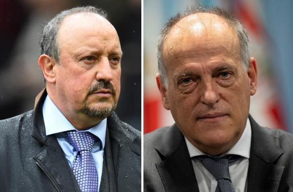 Rafa Benítez raja contra La Liga y deja muy mal a Javier Tebas: el pique aumenta y nadie se calla