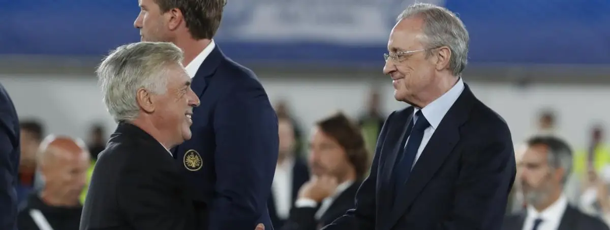 Reunión exprés y secreta entre Florentino y Ancelotti con el genio antes del Villarreal: será blanco