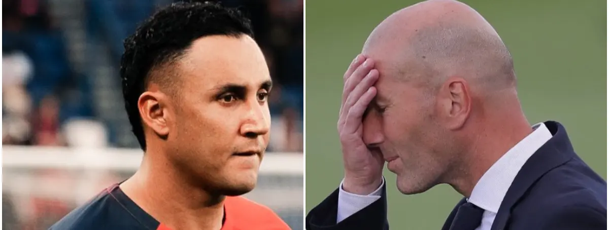 A Keylor Navas le dio la vida, a Zidane se la amargó y en Valdebebas sienta el fichaje como un tiro