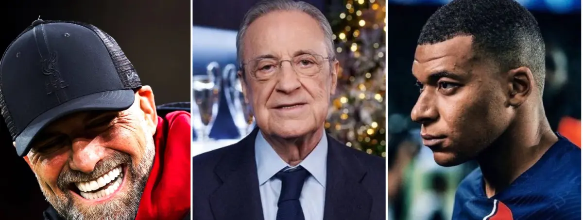 Florentino Pérez en shock con la jugarreta de Jürgen Klopp para romper el fichaje de Kylian Mbappé