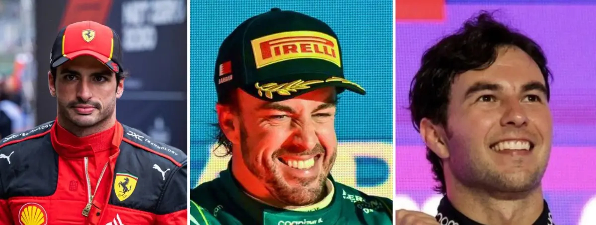 Triple sorpresón en F1: después de Pérez; Alonso, Sainz y Leclerc, sin asiento más allá de 2024