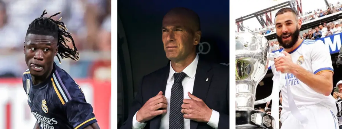 Camavinga, Zidane y Benzema muestran el camino a la estrella mundial que enamora al madridismo