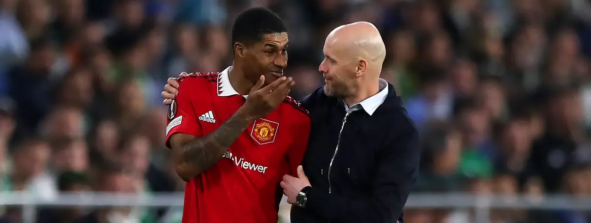 Ten Hag elige el crack para olvidar a Sancho y Casemiro: fichaje de 30M para ilusionar a Rashford