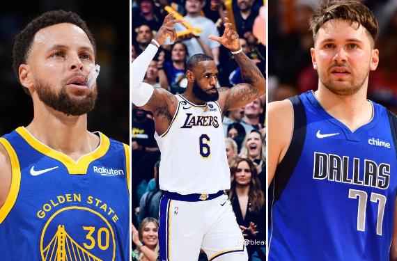 Triple crisis en el Oeste: Luka Doncic, LeBron James y Stephen Curry ya miran al mercado de la NBA