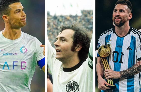 El adiós de Beckenbauer rompe el fútbol de Maradona y Pelé: Cristiano y Messi, a la desesperada
