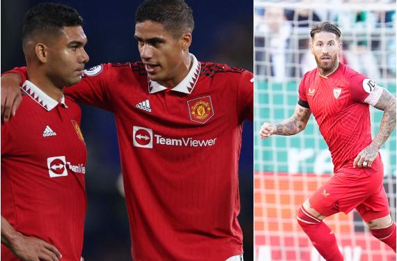 La sorpresa final para Casemiro y Varane en el United se la dan Ten Hag y Sergio Ramos: hay OK