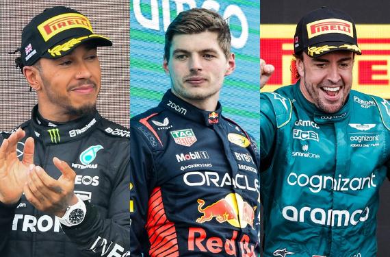 Durísimo golpe en el mentón de Fernando Alonso a Max Verstappen y Lewis Hamilton antes del mundial