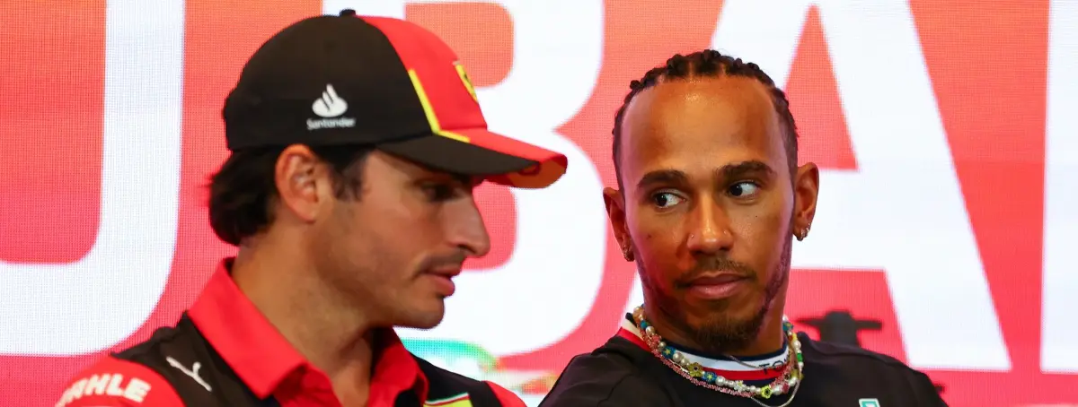 El sorpresón con Hamilton echa a Carlos Sainz de la F1: Alonso ya cumplió ese sueño en 2010