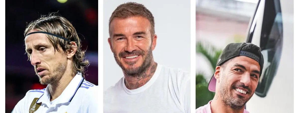 Beckham convence a Modric y Luis Suárez al peor fichaje de la historia del Barça para ir a Miami