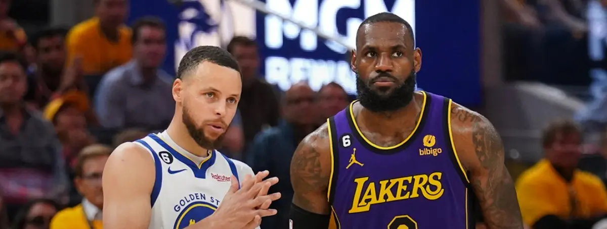 Stephen Curry ya sabe el nuevo destino de Klay Thompson y trató de jugársela a LeBron en el mercado