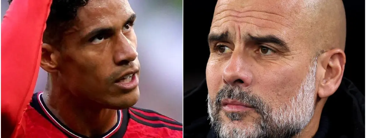 Sorpresa en Mánchester para Haaland y Casemiro: Raphael Varane y Pep Guardiola unen sus caminos