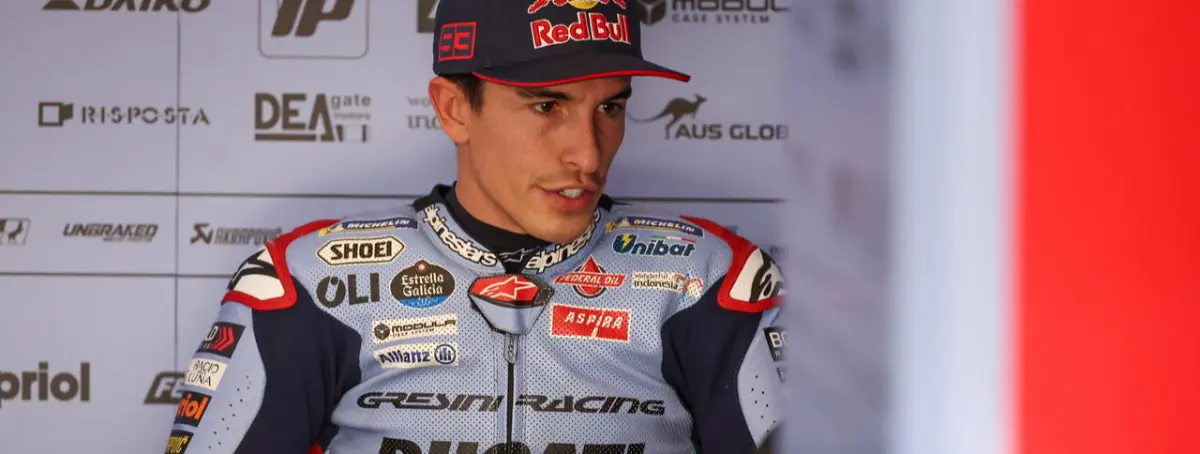 Devastador golpe para Marc Márquez: lesión, por eso no apretó más a Bastianini, Bagnaia y Martín