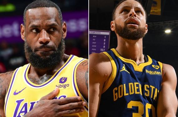 Impacto en el mercado de Lakers y Warriors para Stephen Curry y LeBron: 2 'top' de su generación