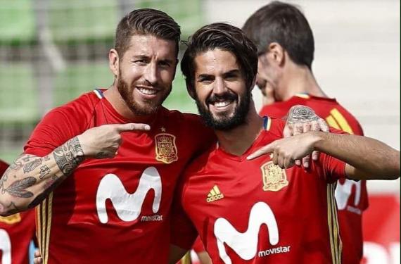 Sorprende hasta a Sergio Ramos, Luis de la Fuente hará debutar por Isco Alarcón al amigo de ambos