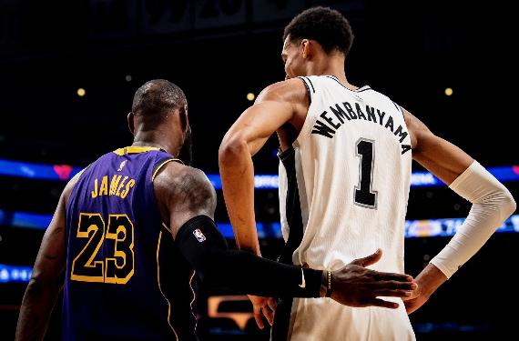 Tras sucumbir a Wembanyama, se confirma lo que LeBron James se temía: hay un nuevo rey en la NBA