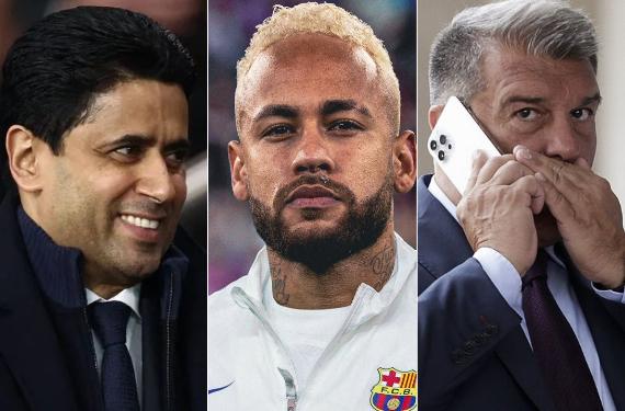 Laporta maldice a Florentino, ojo al nuevo caso Neymar: PSG y Al-Khelaïfi robarán al motor del Barça