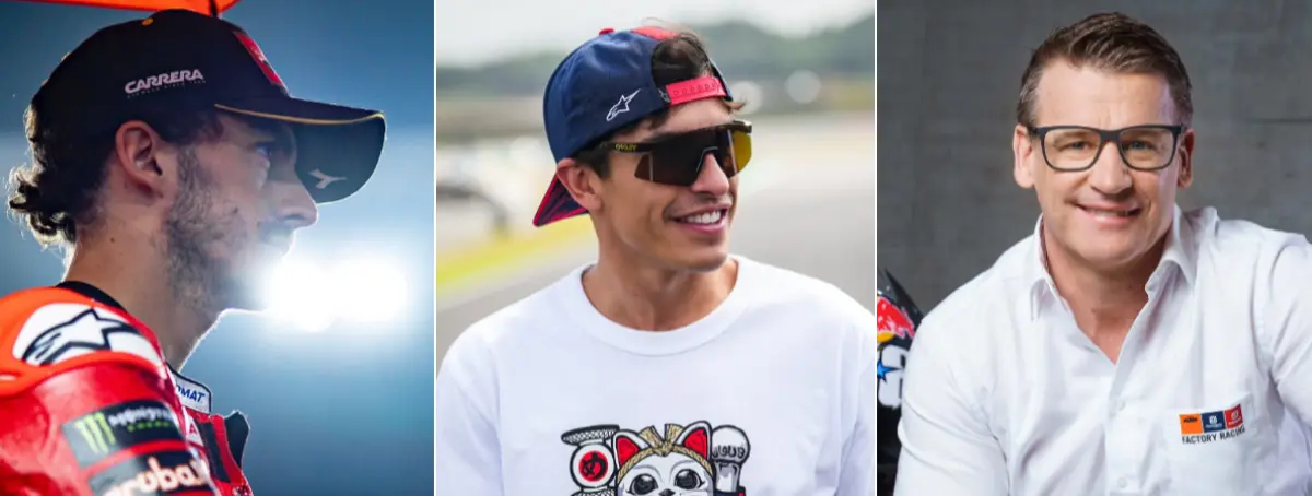 KTM tira el cebo a Marc Márquez a costa de Ducati y Bagnaia dispara la tensión: el peligro es real