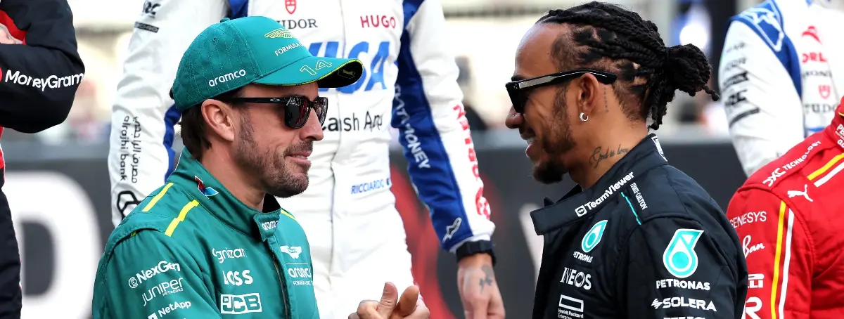 Fernando Alonso y Norris acaban con la paciencia de Lewis Hamilton: el inglés estalla con Mercedes