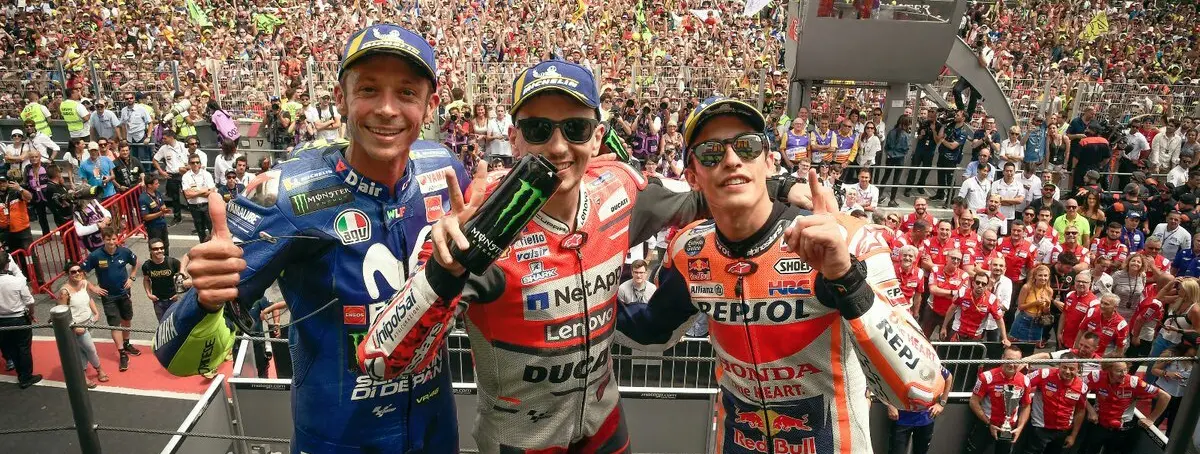 Palo imperdible de Marc Márquez a Valentino Rossi, Lorenzo advierte sobre Dall’Igna y Acosta atiza