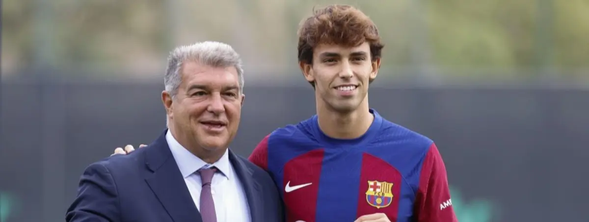 Por Joao Félix, Joan Laporta no dudará en vender al veterano central que Cubarsí mandó al banquillo