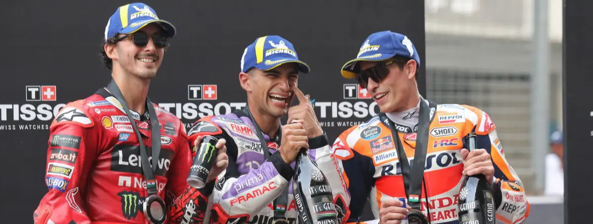 Marc Márquez y Martín no esperaban este rival en Ducati: Bagnaia, muy atento a su futuro compañero