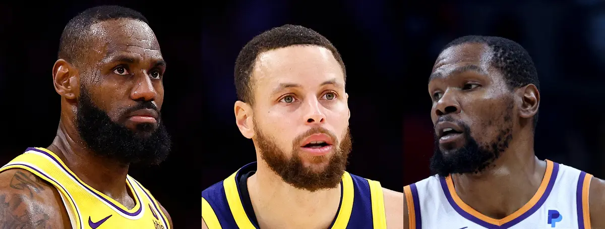 Durant, LeBron James y Steph Curry asumen el cambio en la NBA: Jokic y Edwards revientan el Oeste Durant, LeBron James y Steph Curry asumen el cambio en la NBA: Jokic y Edwards revientan el Oeste