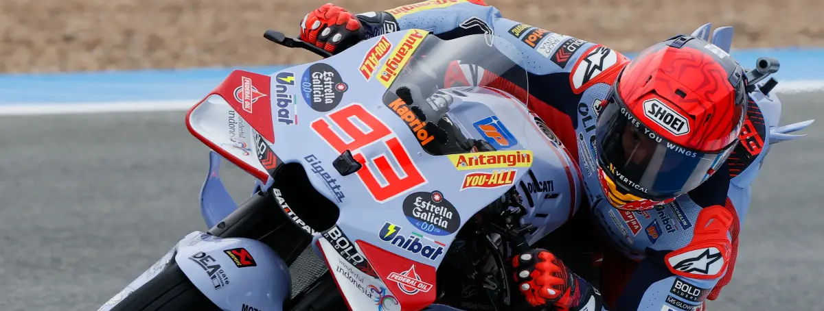Marc Márquez y Bagnaia regalan la mejor noticia a Ducati y confirman la pesadilla de Martín en Jerez