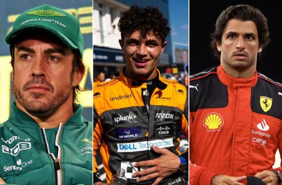 Sainz y Fernando Alonso, consternados por la noticia de Lando Norris que amargará el 2024 a España