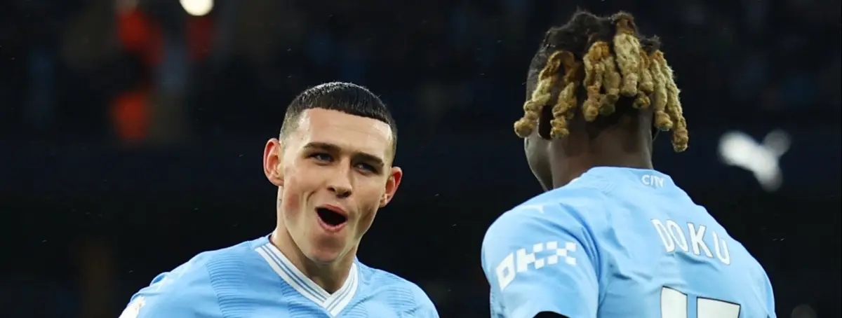 Pep Guardiola, encantado con la venta del fracaso de 117M al que Phil Foden y Doku echan del City