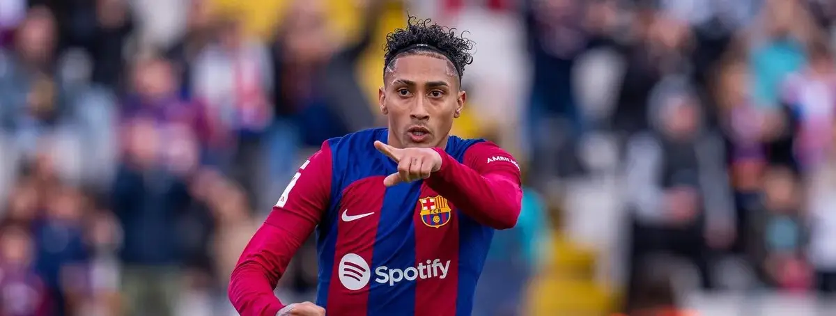 Por este crack, Laporta haría oídos sordos a Hansi Flick: son 70M y provocaría el adiós de Raphinha