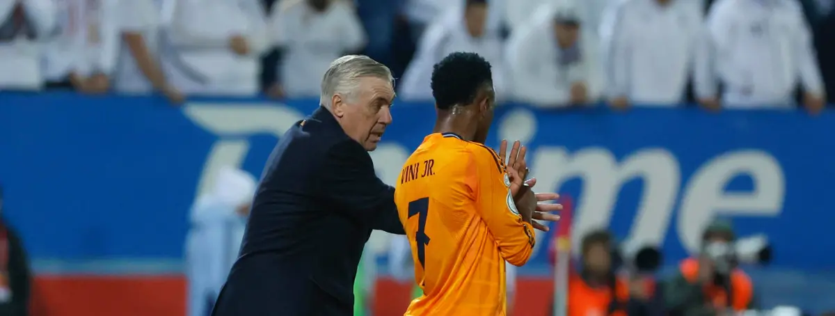 Ancelotti recibe quejas del vestuario de Vinicius