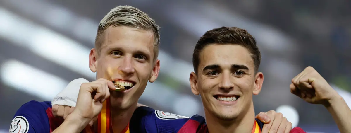 La relación entre Gavi y Dani Olmo atraviesa por momentos de tensión en el vestuario del Barça