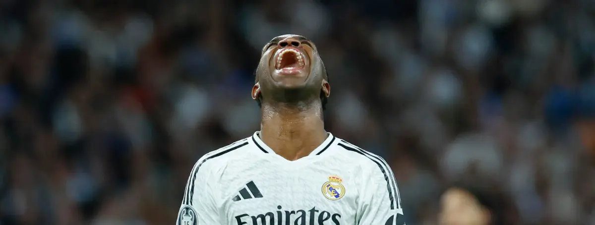 Vinicius encajó muy mal los tres goles de Mbappé