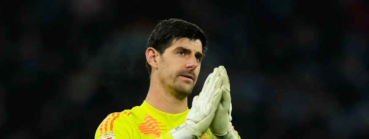 Courtois se alejó cuando supo que lo criticaba por la espalda fuera del Real Madrid