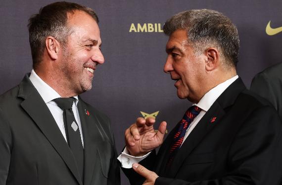 Flick le ha pedido a Joan Laporta que lo eche o lo regale porque no tiene nivel Barça