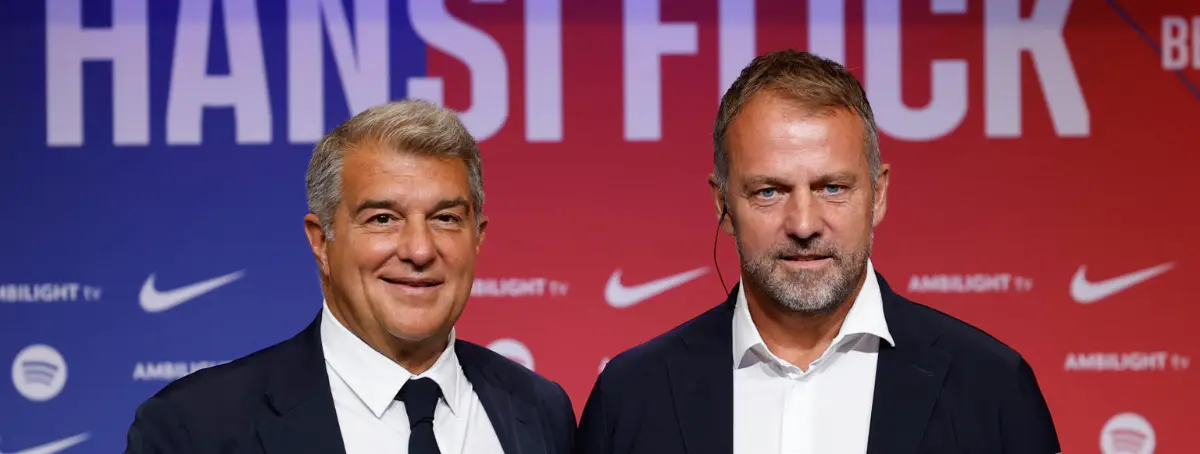 Flick le ha pedido a Joan Laporta que lo venda o lo regale porque no tiene nivel para el Barça