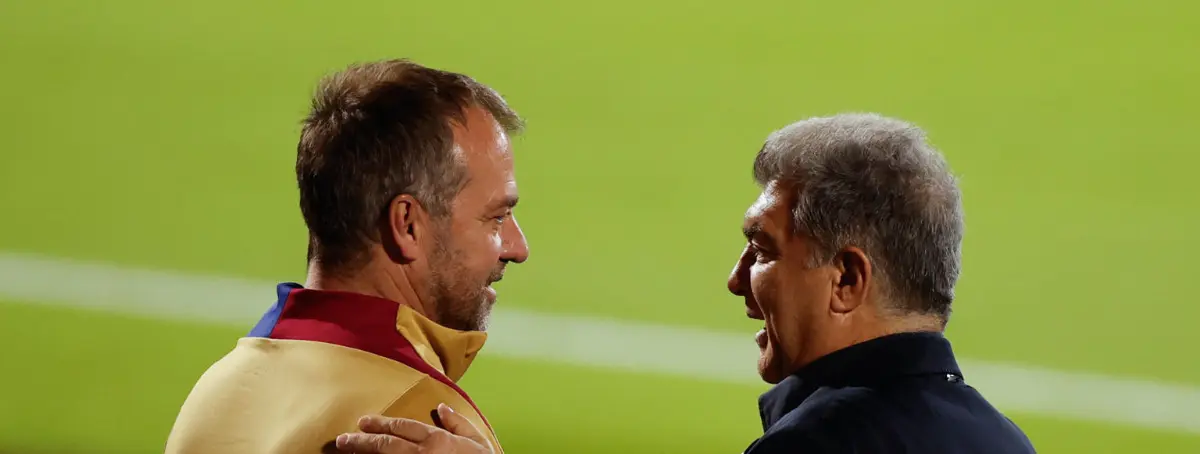 Flick pide a Joan Laporta que lo regale, no lo quiere ver en el primer entrenamiento del Barça, a la calle