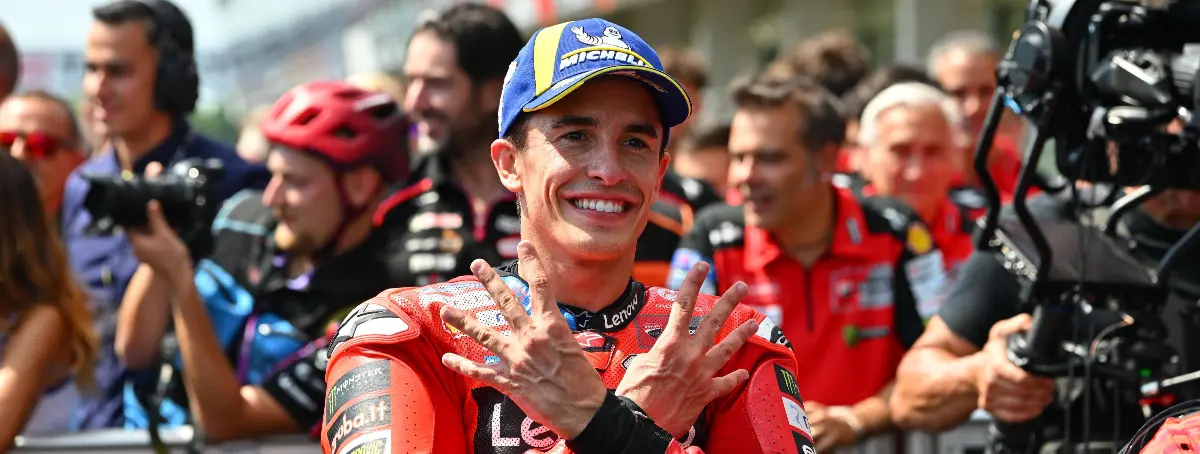 Marc Márquez rompe los esquemas en Ducati y pone presión máxima a Bagnaia