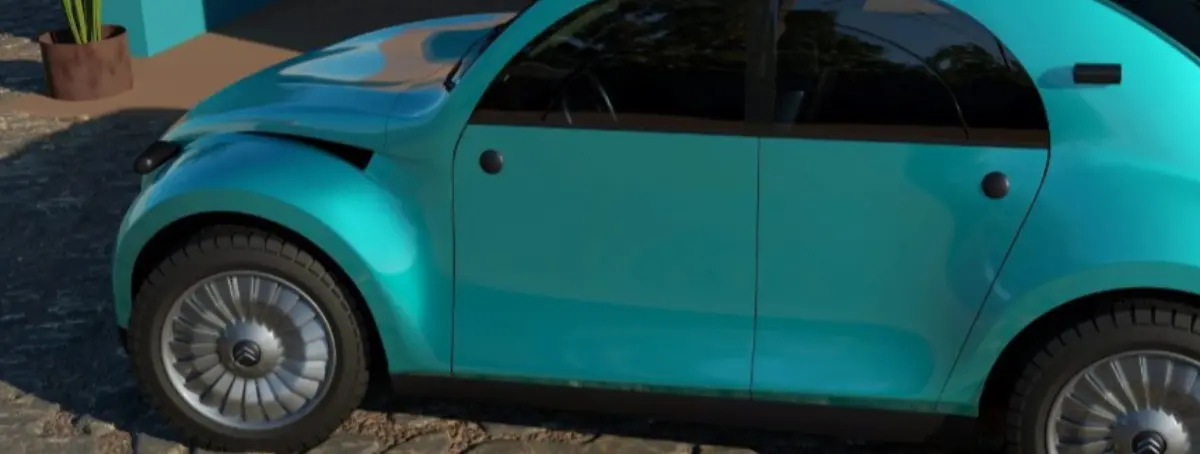 Así sería el nuevo Citroën 2CV, en caso de que la marca dé luz verde al proyecto