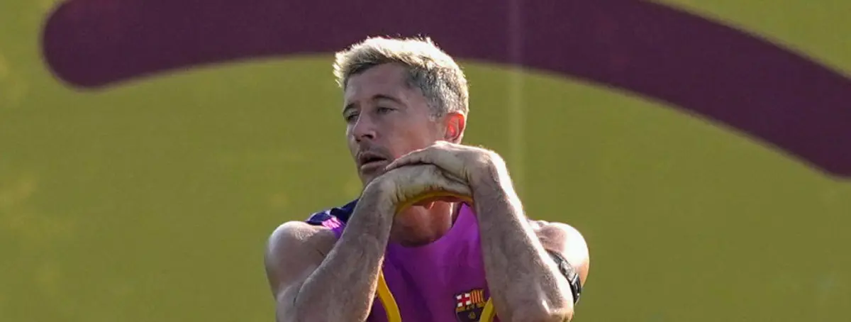 El vestuario del Barça se rebela contra Lewandowski