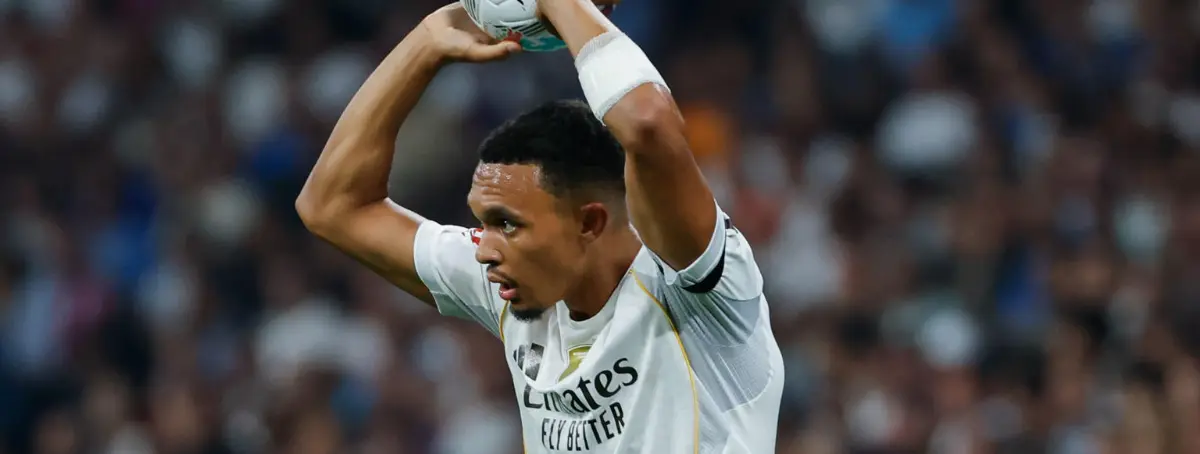 Alexander-Arnold no ha entrado con buen pie en el vestuario del Real Madrid, tiene más enemigos que amigos