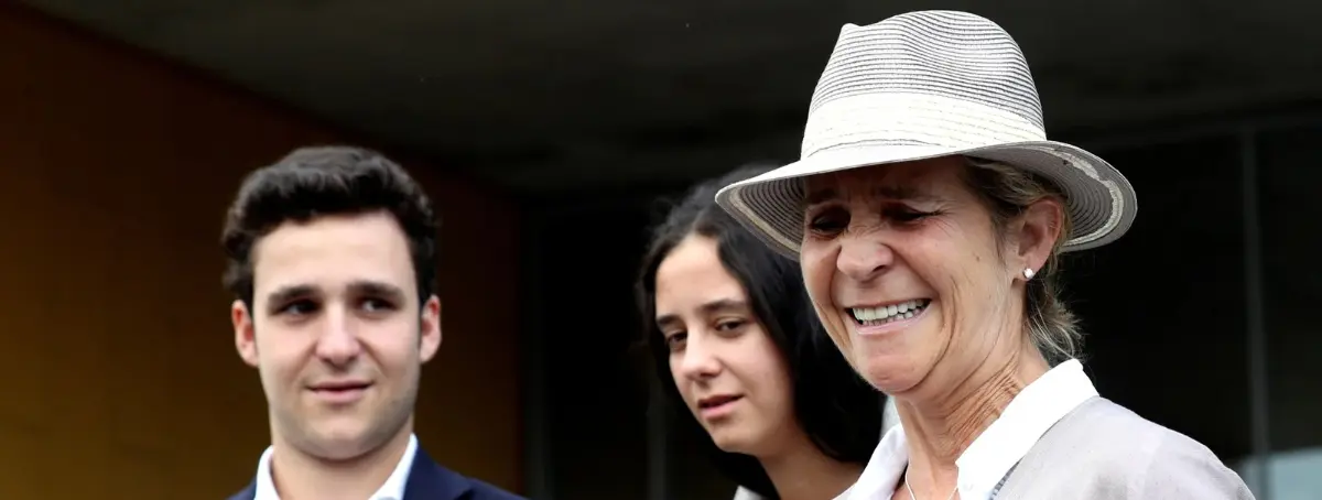 La infanta Elena explica a sus hijos que su estado ha empeorado