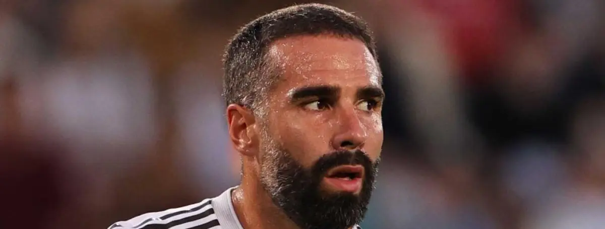 Dani Carvajal, fuera, lío en la previa del Real Madrid-Olympique de Marsella