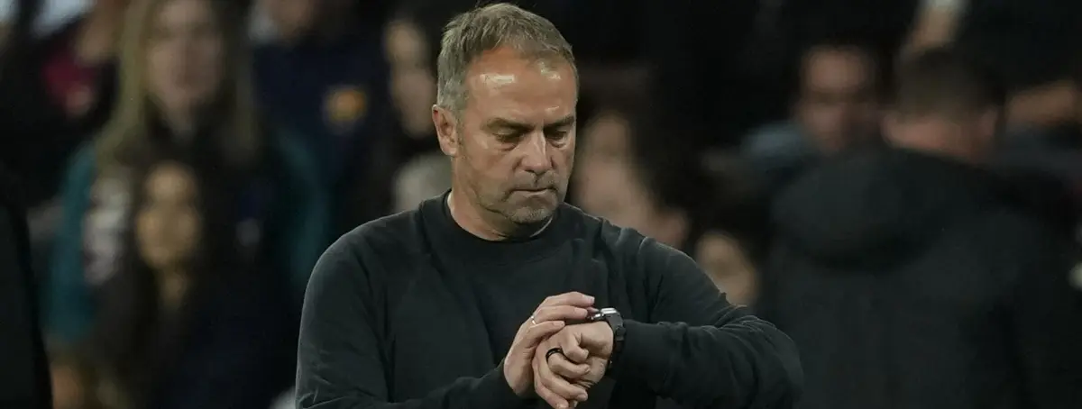 Flick baja el pulgar, no le gusta como está entrenando, no será titular con el Barça contra el Getafe