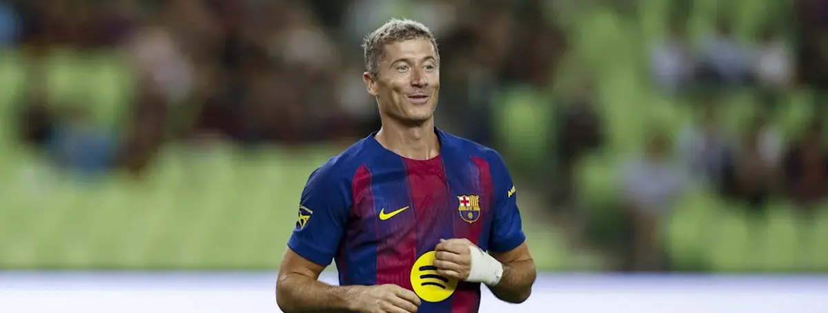 Robert Lewandowski se está convirtiendo en un problema para el Barça por su falta de nivel