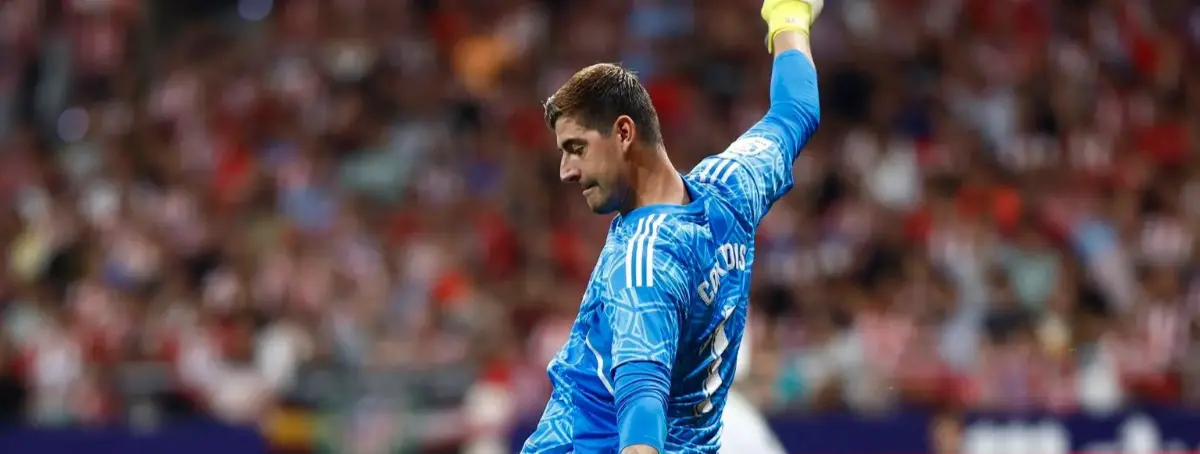Courtois tiene el apoyo del vestuario, son horas difíciles que marcan el Atlético-Real Madrid