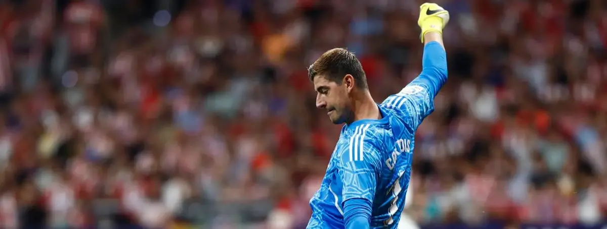 Courtois es uno de los jugadores que se queja de que el Real Madrid, por momentos, juega con diez